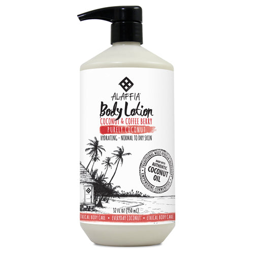 ALAFFIA Hydrating Body Lotion-Purely Coconut 32oz