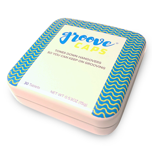 groovecaps Tones Down Hangover Tablets