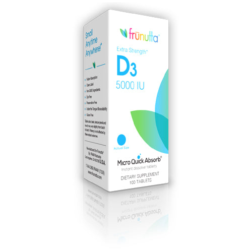 frunutta D3 5000 IU sublingual - 100 Tablets