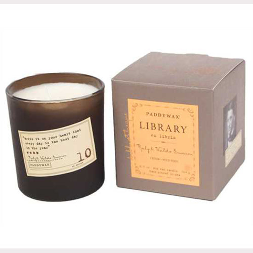 PADDYWAX Library Candle Ralph Waldo Emerson 6.5oz