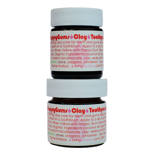 Living Libations Happy Gums Clay ToothPaste 15ml