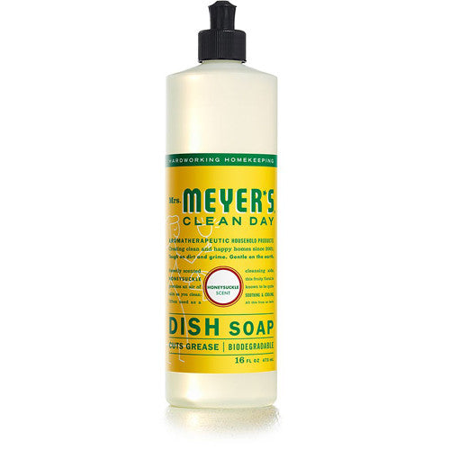 Mrs Meyer's Liquid Dish Soap Honeysuckle 16oz