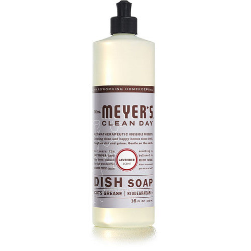 Mrs Meyer's Liquid Dish Soap Lavender 16oz