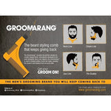 Groomarang Beard Shaping & Styling Template Comb