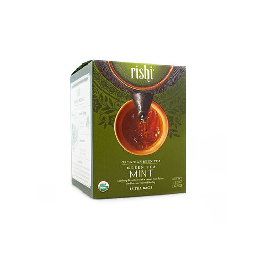 RISHI Tea & Botanicals Green Tea Mint