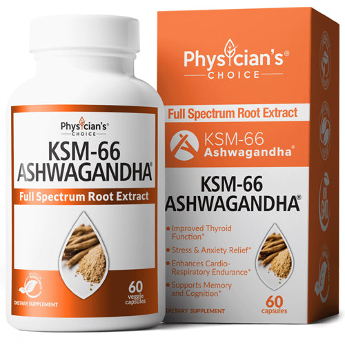 Physician's Choice KSM-66 ASHWAGANDHA 60caps