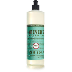 Mrs Meyer's Liquid Dish Soap Basil 16oz