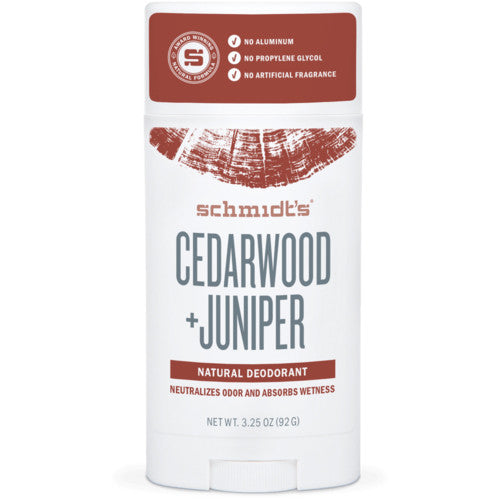 Schmidt's Deodorant Cedarwood + Juniper – OliviaBeauty