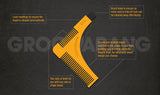 Groomarang Beard Shaping & Styling Template Comb
