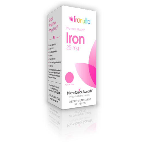 Frunutta Iron 25mg sublingual - 90 Tablets