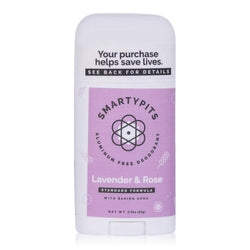 SMARTYPITS Lavender & Rose - Standard Formula - 2.9oz