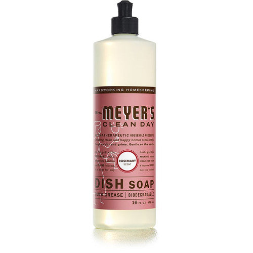 Mrs Meyer's Liquid Dish Soap Rosemary 16oz