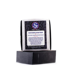 Soapwalla Activated Charcoal & Petitgrain Soap Bar - 4oz