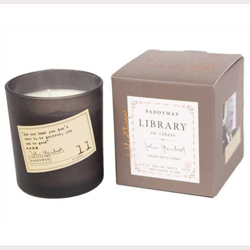 PADDYWAX Library Candle John Steinbeck Candle 6.5oz