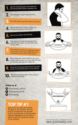 Groomarang Beard Catcher - Less Mess, Better Beard
